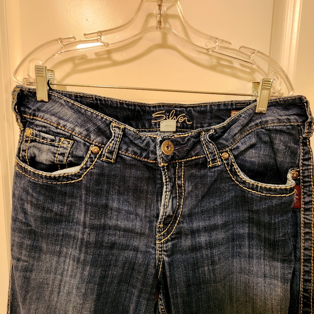 Silver capris - Picture 2 of 4